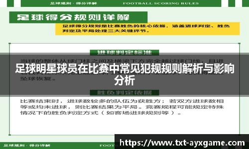 足球明星球员在比赛中常见犯规规则解析与影响分析